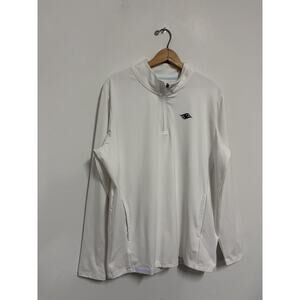 NWOT Disney Cruise Line 1/4 Zip Pullover White Mens Size Medium RARE